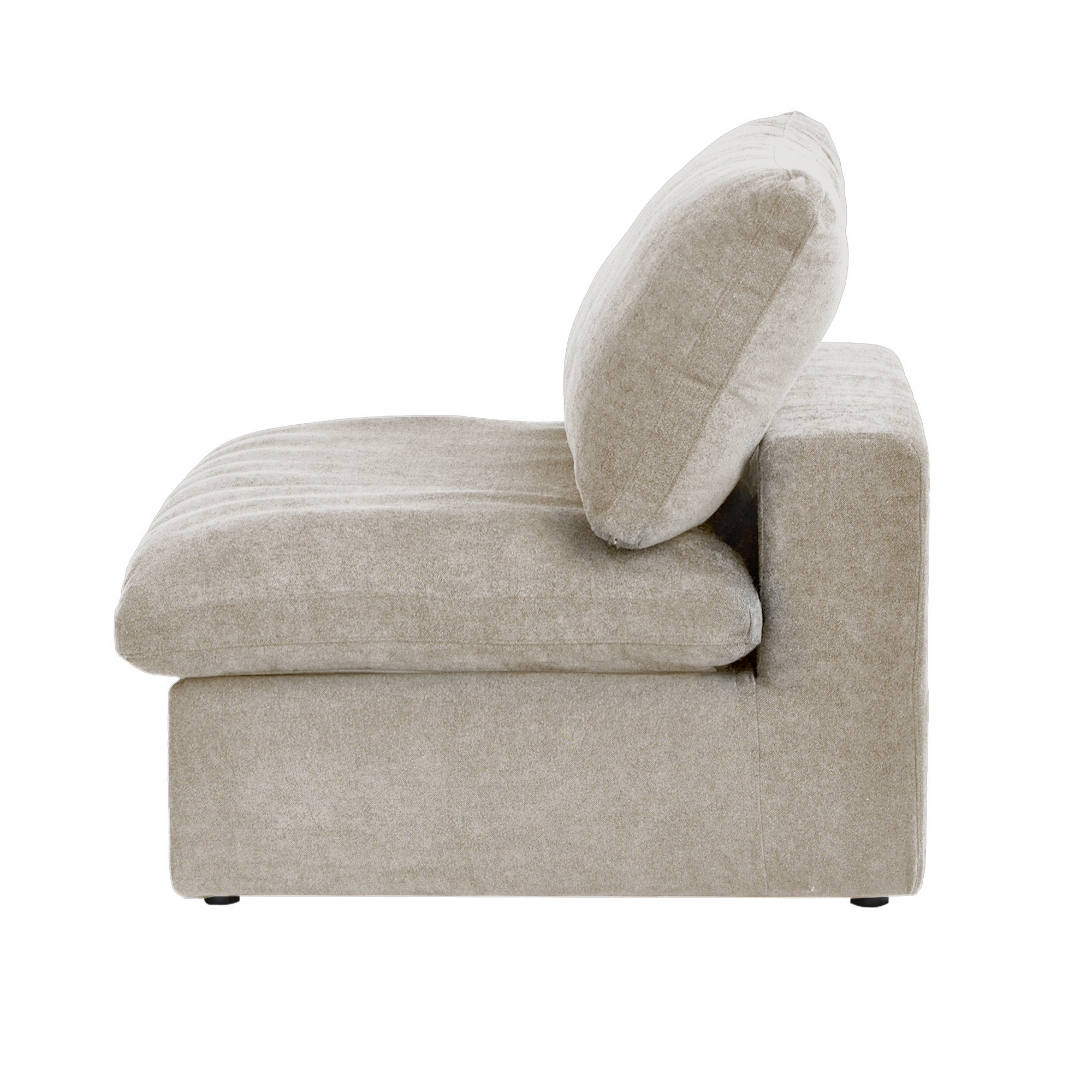 Slipcover Only! Classic Modular Armless/Median Piece in Khaki