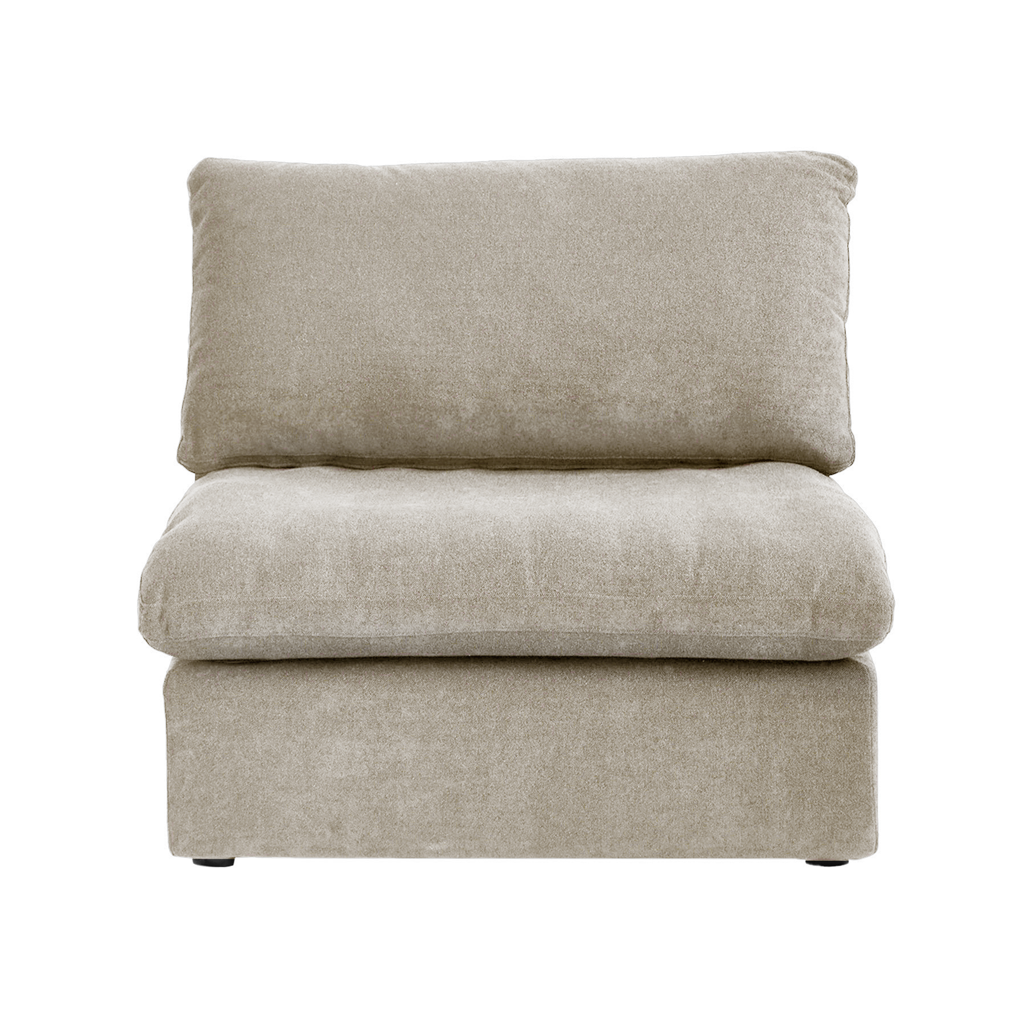 Slipcover Only! Classic Modular Armless/Median Piece in Khaki