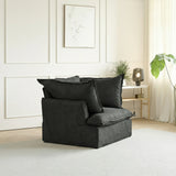 Modular Luxe Armchair in Black