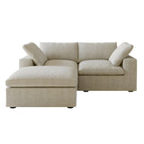 Classic Modular 2-Seater Sectional in Khaki