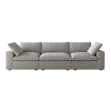 Classic Modular 3-Seater Sofa in Gray