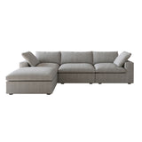 Classic Modular 3-Seater Sectional in Gray