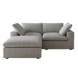 Classic Modular 2-Seater Sectional in Gray