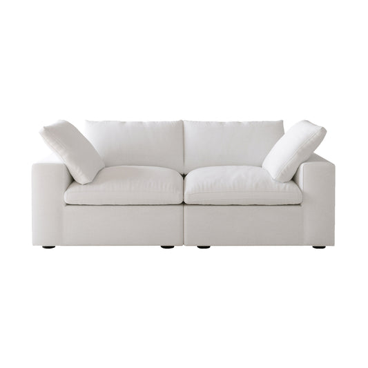 Classic Modular 2-Seater Sofa in White