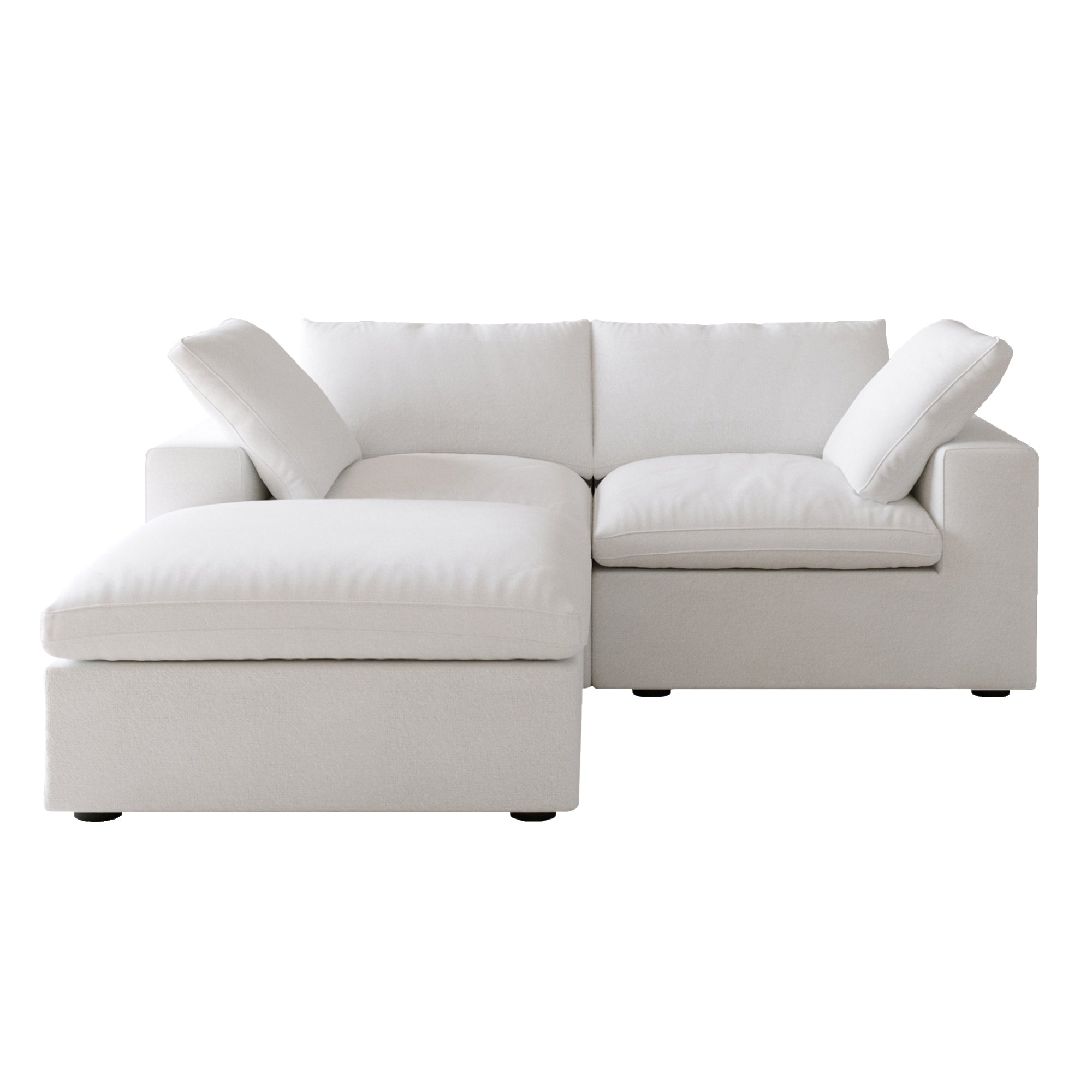 Classic Modular 2-Seater Sectional in White