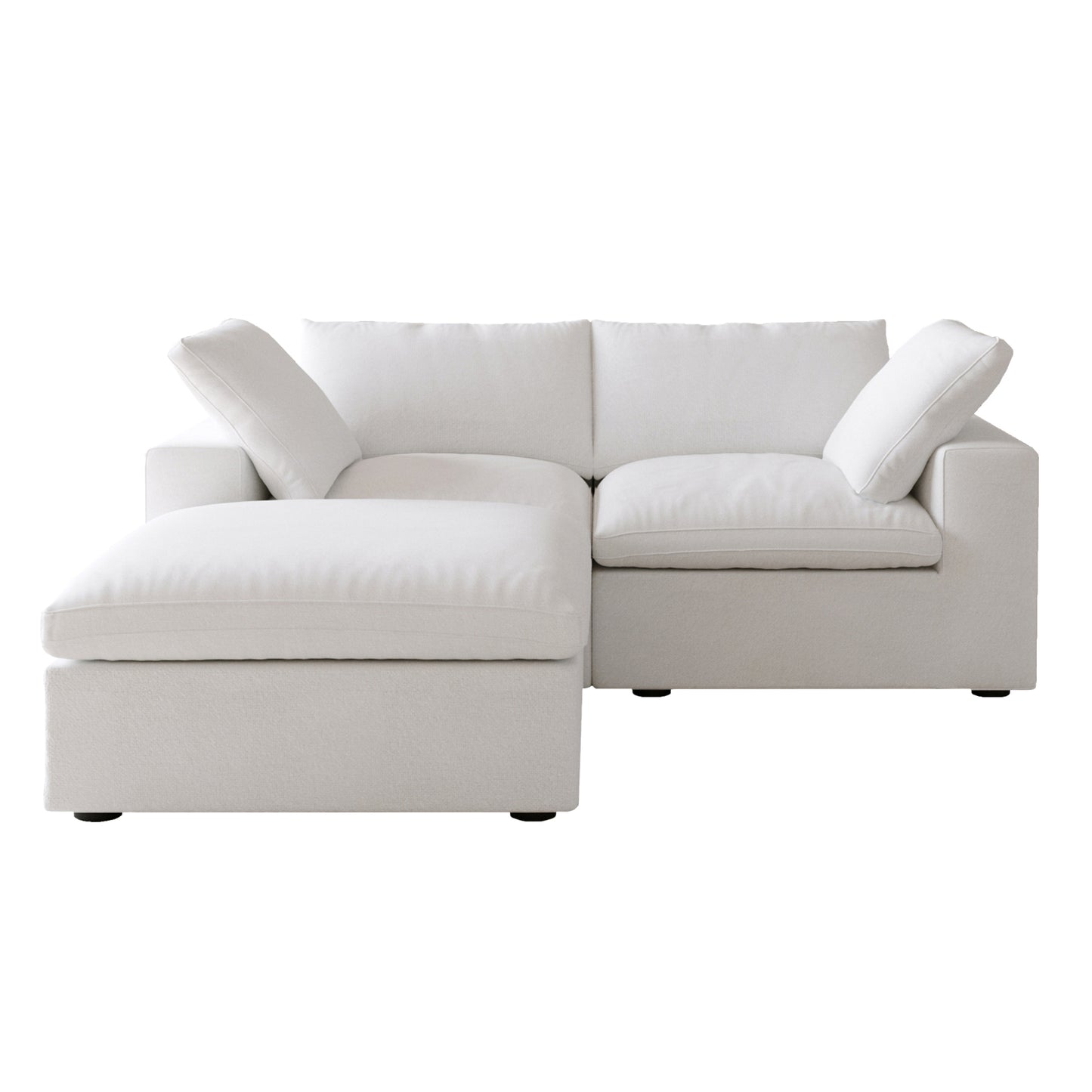 Classic Modular 2-Seater Sectional in White