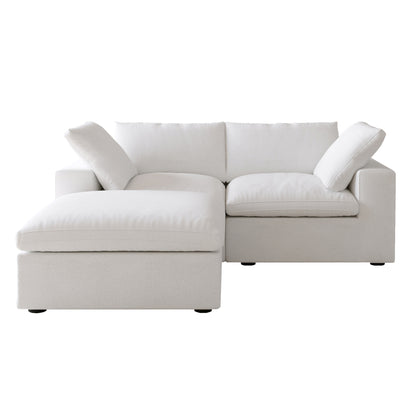 Classic Modular 2-Seater Sectional in White