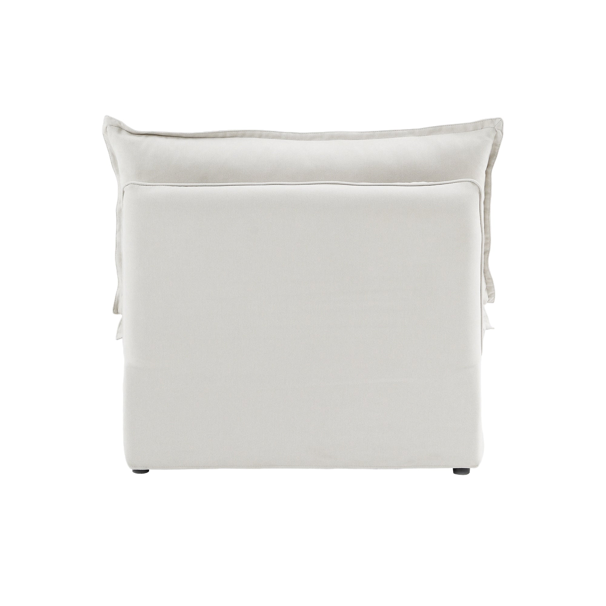 Modular Luxe Armless/Median Piece in White