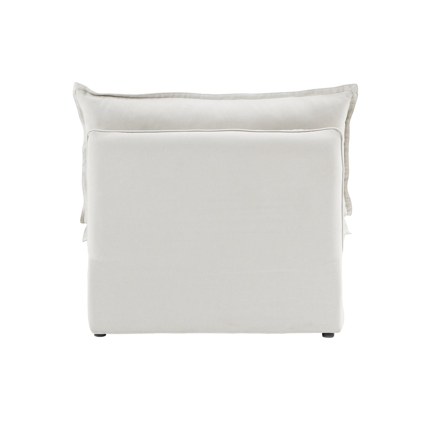 Modular Luxe Armless/Median Piece in White