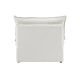 Modular Luxe Armless/Median Piece in White