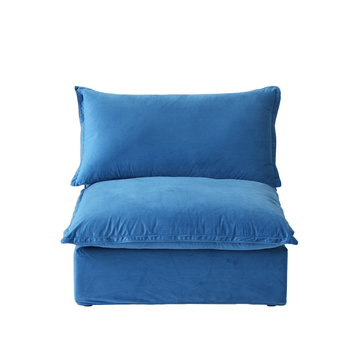 Modular Luxe Armless/Median Piece in Blue