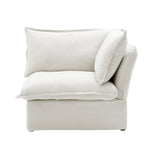 Modular Luxe Corner Piece in White