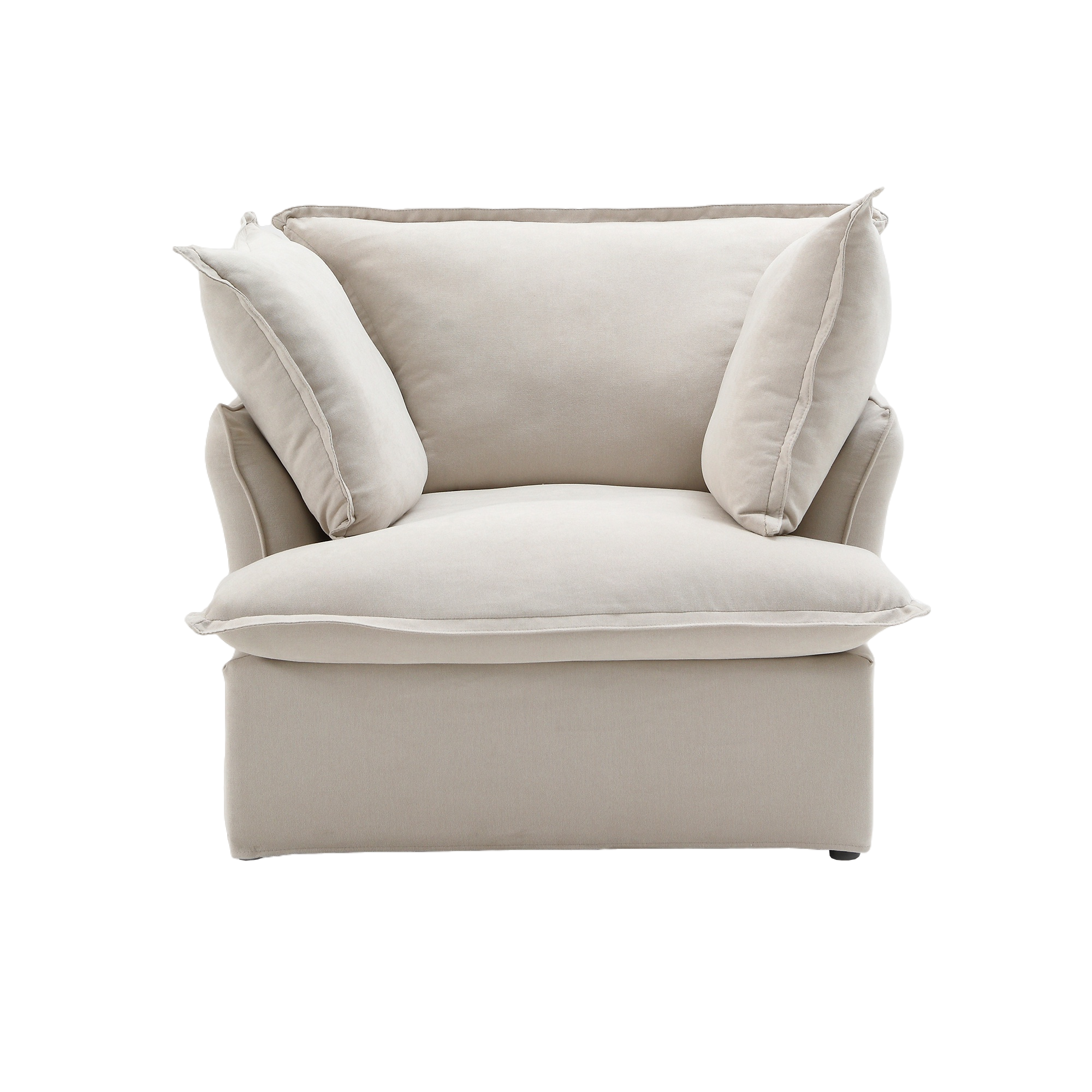 Modular Luxe Armchair in Beige