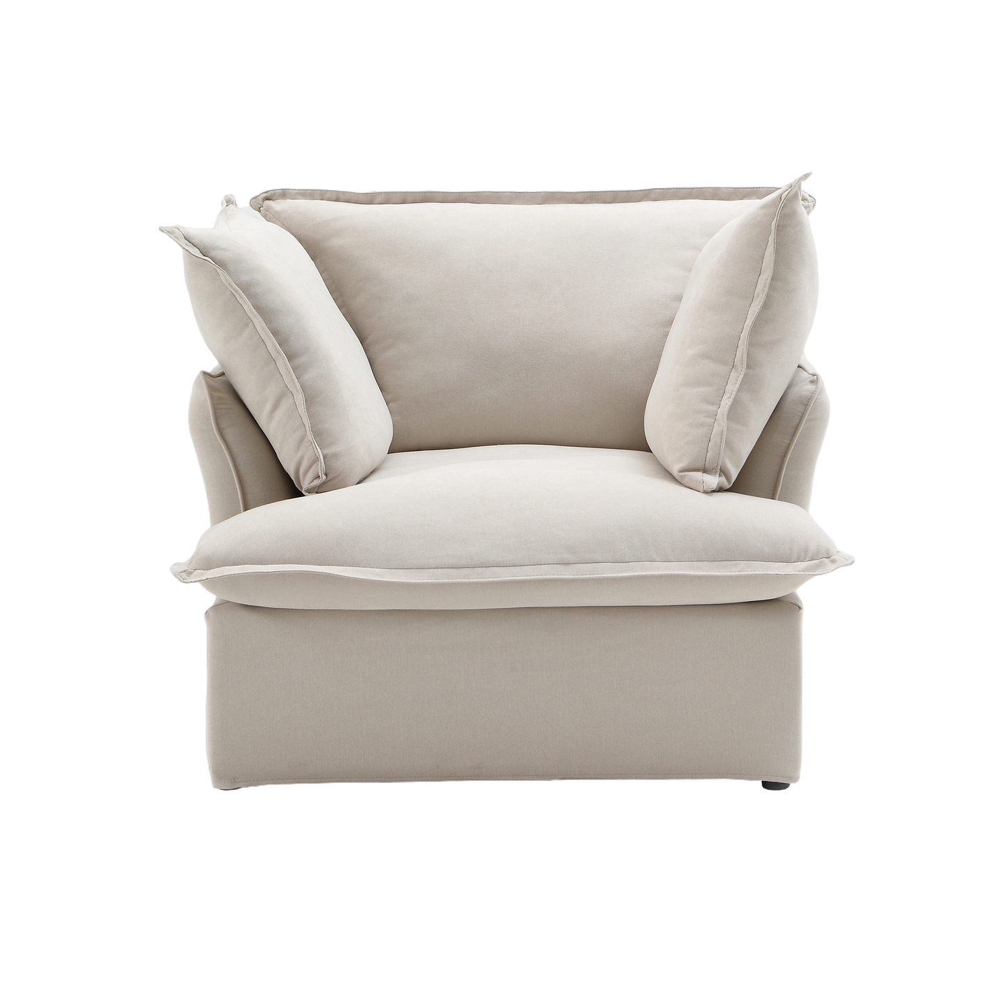 Modular Luxe Armchair in Beige