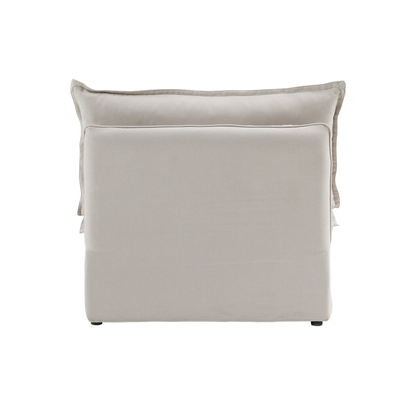 Modular Luxe Armless/Median Piece in Beige