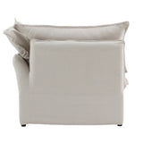 Modular Luxe Right Facing Armrest Piece in Beige