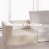 Classic Modular 7-Seater Corner Chaise in Khaki