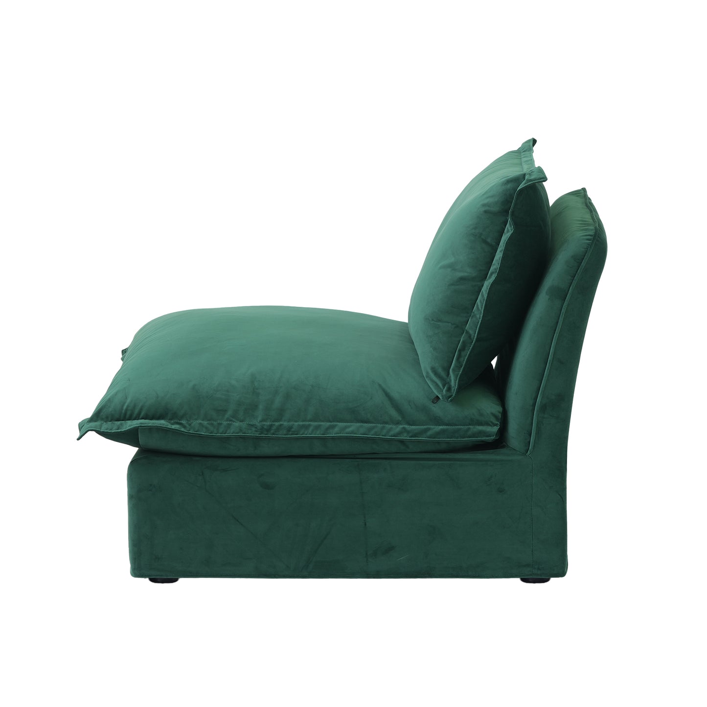 Modular Luxe Armless/Median Piece in Pine