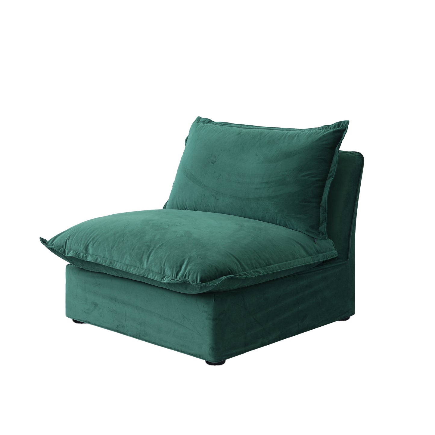 Modular Luxe Armless/Median Piece in Pine