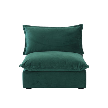 Modular Luxe Armless/Median Piece in Pine
