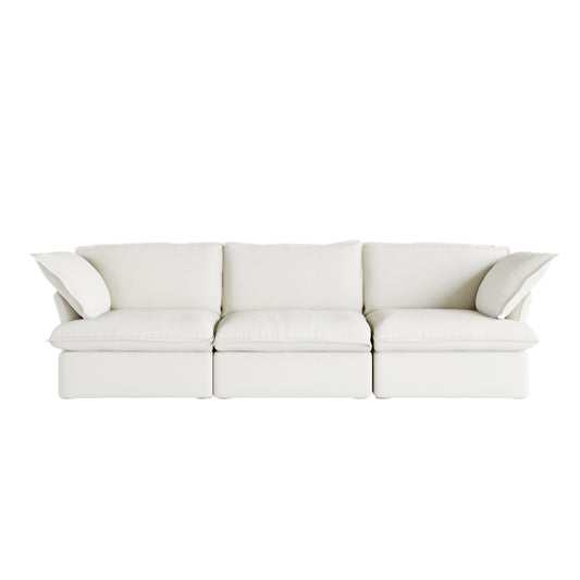 Modular Luxe 3-Seater Sofa in White
