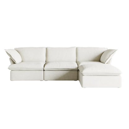Modular Luxe 3-Seater Sectional in White