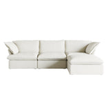 Modular Luxe 3-Seater Sectional in White