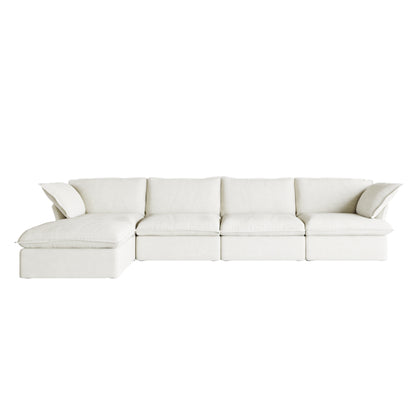 Modular Luxe 4-Seater Sectional in White