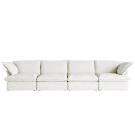 Modular Luxe 4-Seater in White