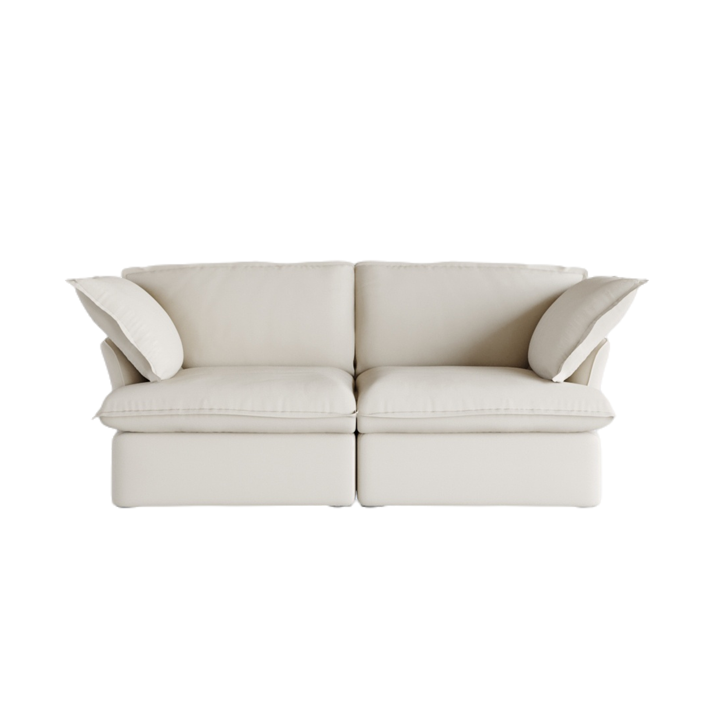 Modular Luxe 2-Seater Sofa in Beige