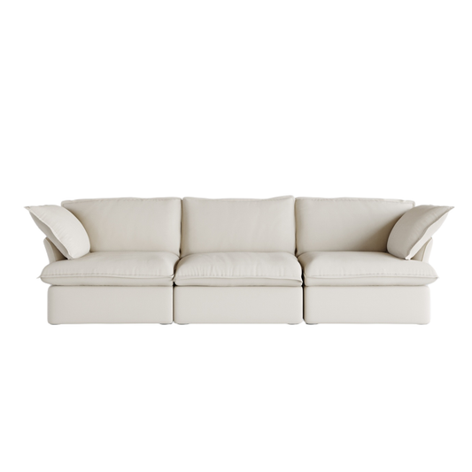 Modular Luxe 3-Seater Sofa in Beige