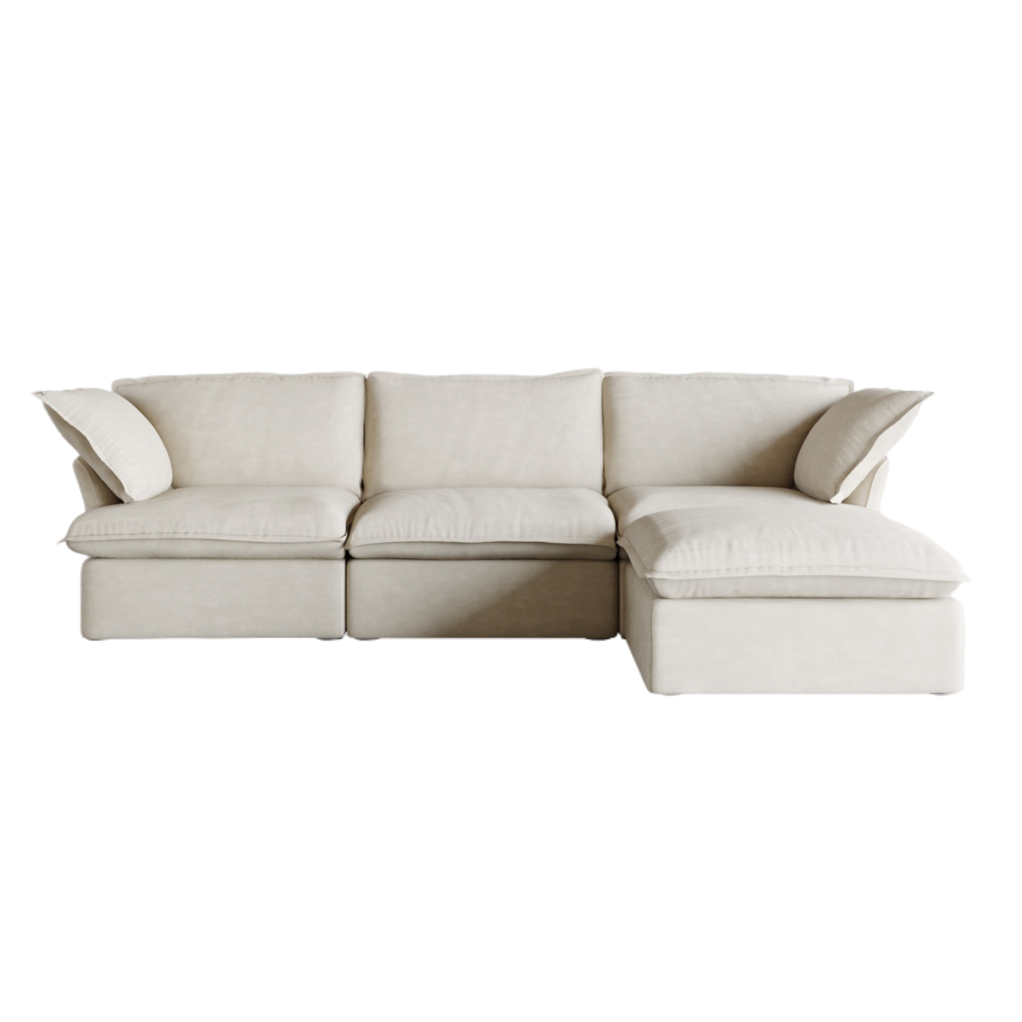 Modular Luxe 3-Seater Sectional in Beige