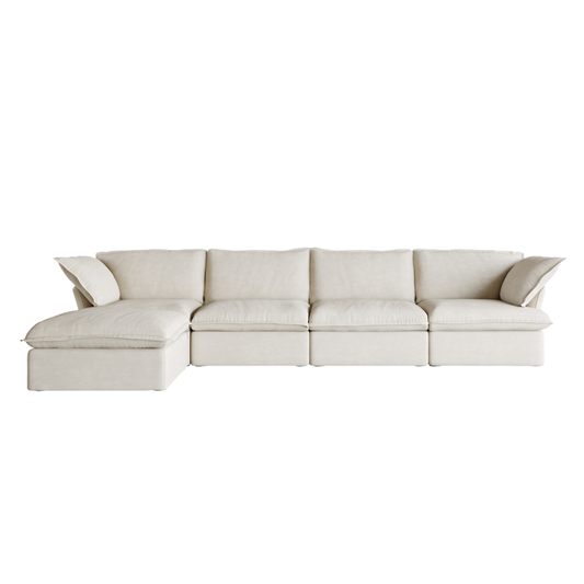 Modular Luxe 4-Seater Sectional in Beige